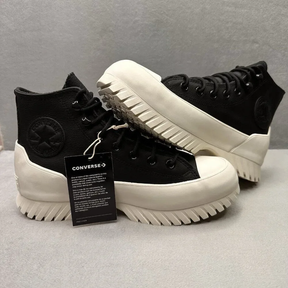 Womens Size 8 Converse CTAS Lugged Winter 2.0 Hi Shoes Black Counter Climate NEW